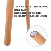 Modern Elegant Side Chair-Wooden Crest